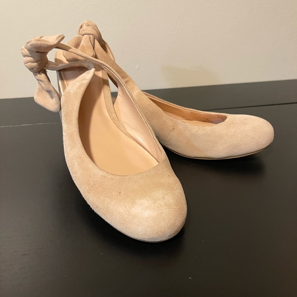 Round toe sueded “ballet slipper” - Picture 3 of 4